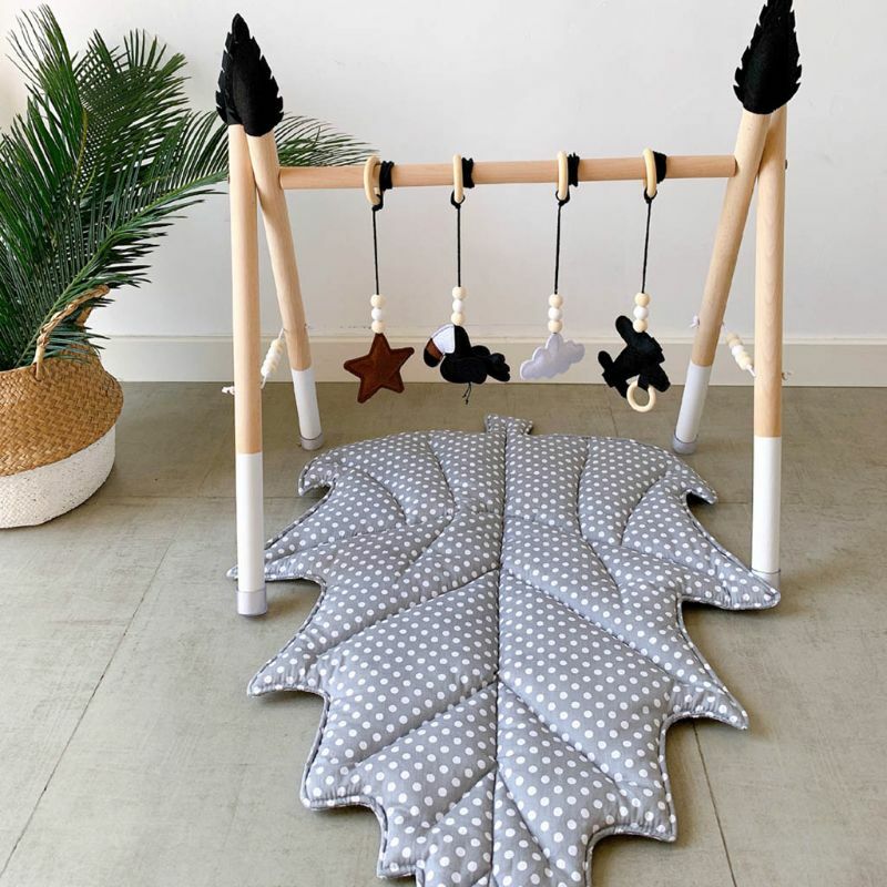 لعبة طفل بطانية شجرة يترك الطابق السجاد لينة القطن تسلق وسادة للعب حصيرة للأطفال الرضع غرفة ديكور دروبشيبينغ