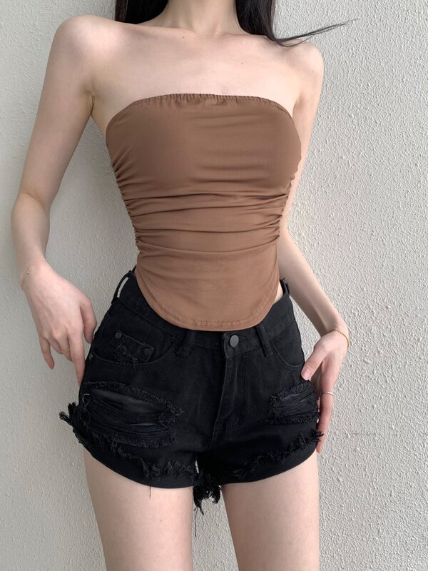 جينز للنساء صيفي a-line شورتات سوبر تصميم حار الفتيات لديها عالية الخصر مستقيم الدينيم السراويل