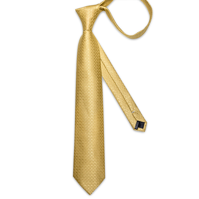 الذهب منقوشة الحرير العلاقات للرجال عالية الجودة 160 سنتيمتر حفل زفاف الأعمال اكسسوارات ربطة العنق مجموعة منديل أزرار أكمام