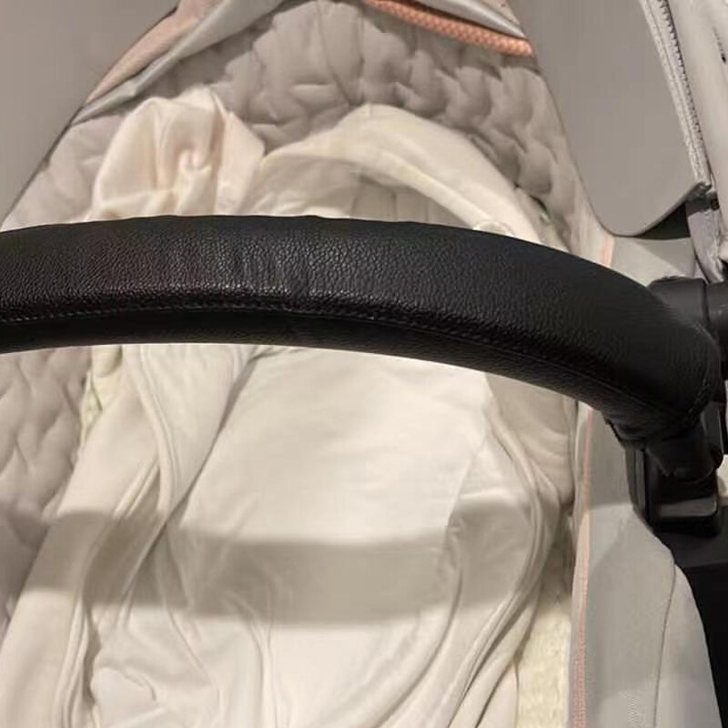 بولي Leather الجلود غطاء مقبض ل Stokke Xplory V6/X عربة عربة الوفير واقية حالات مسند الذراع يغطي عربة أطفال اكسسوارات