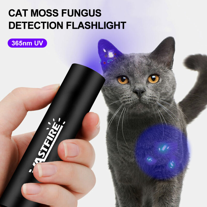 USB قابلة للشحن مصباح الأشعة فوق البنفسجية الشعلة ، الضوء الأسود ، الحيوانات الأليفة موس الكاشف عن القط ، بقع الكلب ، علة السرير ، الغذاء متعفن ، مصباح يدوي الأشعة فوق البنفسجية ، 36nm