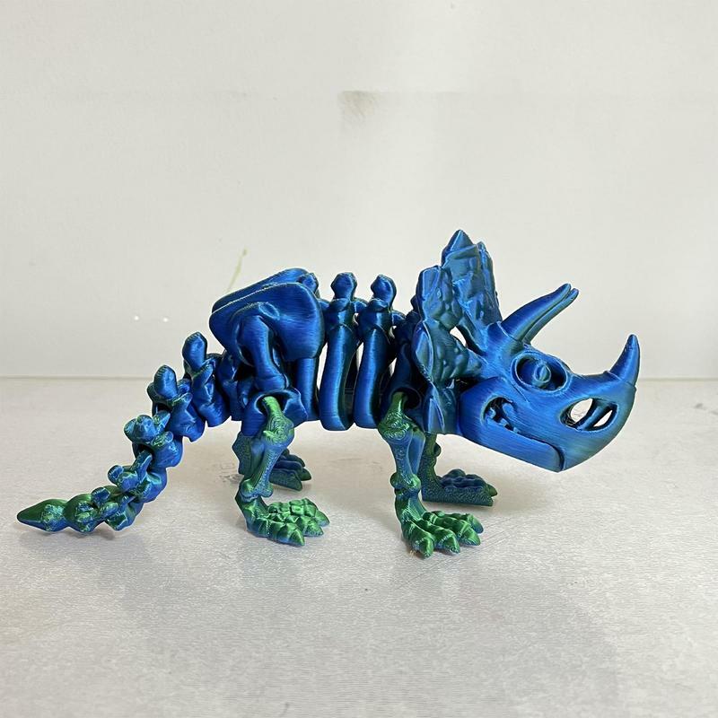 نموذج شخصية حركة الديناصورات للأطفال ، Triceratops ، 3D المطبوعة ، دينو الزخرفية ، ديي ، غرفة المعيشة ، سيارة
