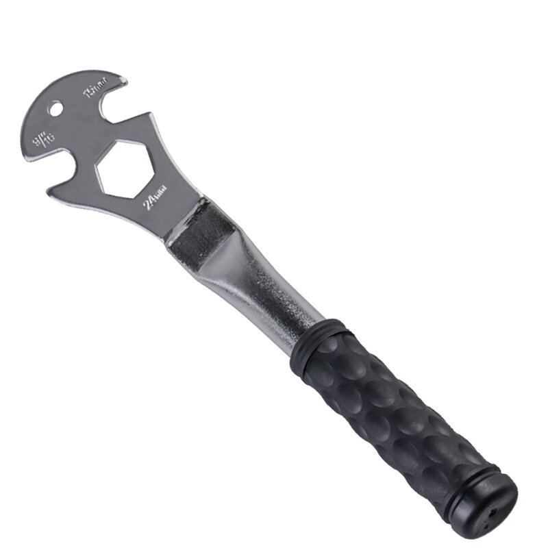 Bike 28CM Pedal Multi Wrench Heavy-Duty Spanner Repair Tool With Long Hand