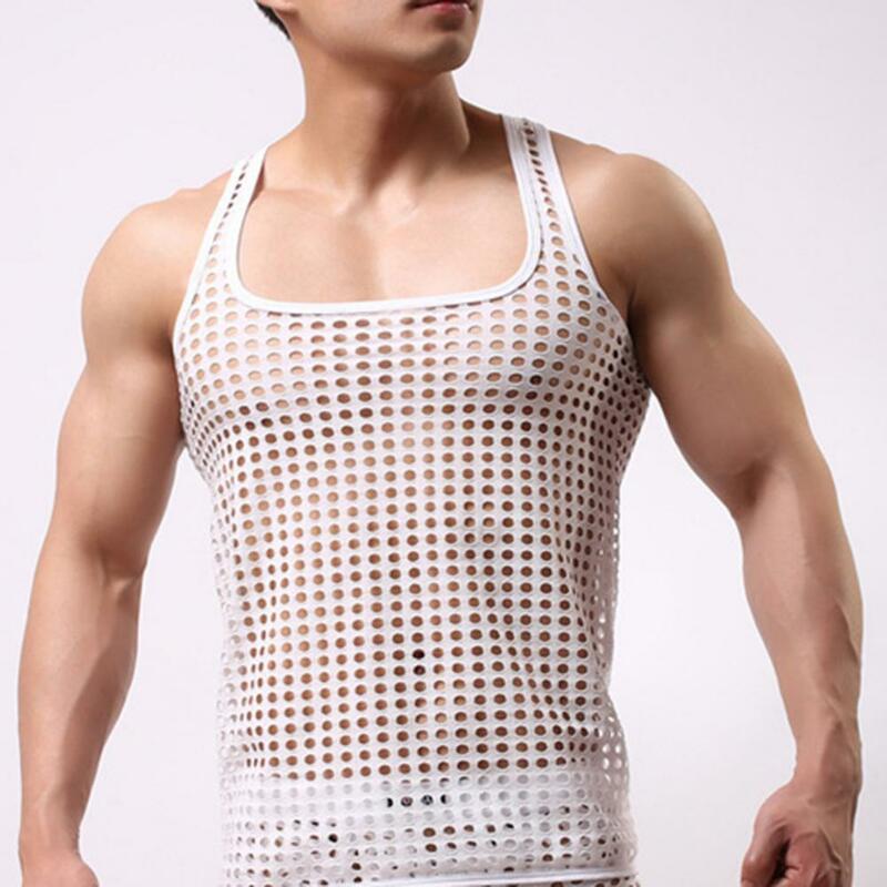 قميص نوم الرجال الملابس الداخلية مثير شبكة العصرية اليابان نمط شبكة السمك الملابس الداخلية