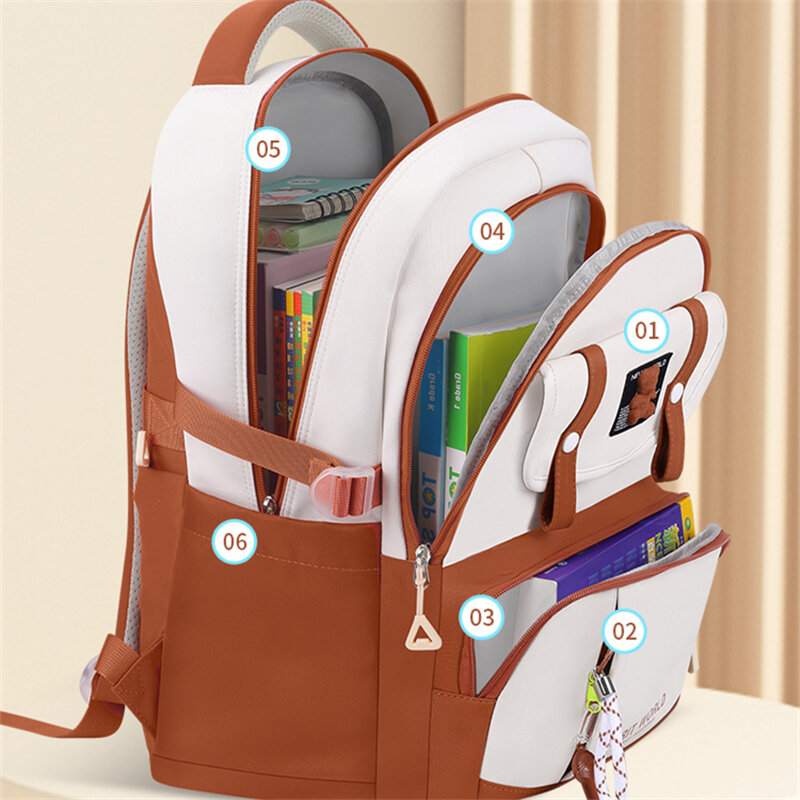 حقيبة مدرسية وردية للفتيات ، حقيبة ظهر للمراهقات ، حقيبة مدرسة ابتدائية للأطفال ، حقيبة مدرسية نسائية ، فئة مراهقات ، طفل ، أطفال