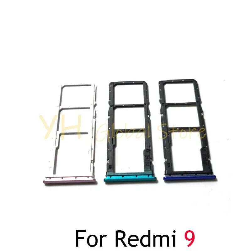 حامل صينية فتحة بطاقة Sim ، قطع غيار ، يصلح ل شاومي Redmi 9A ، 9C ، 9