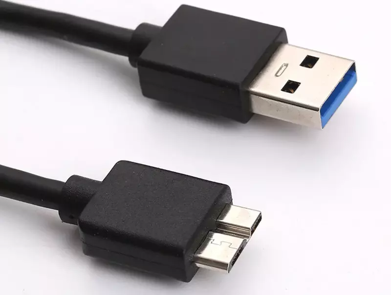 كابل محول USB من النوع من A إلى USB مايكرو B ، سلك مزامنة البيانات لقرص القرص الصلب الخارجي HDD