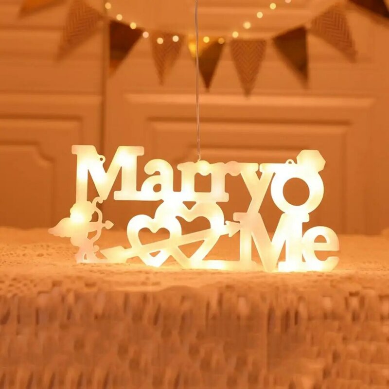 مصابيح LED على شكل قلب لعيد الحب ، تسجيل الاقتراح ، الزفاف ، الديكور الاحتفالي ، الحفلة الرومانسية