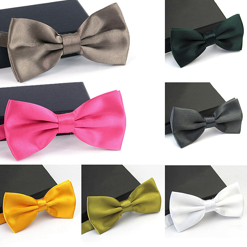 ربطة عنق للرجال بلون الحلوى ، قمصان ، ربطة عنق أحادية اللون ، بدلات فراشة ، الكبار ، الأعمال ، الزفاف