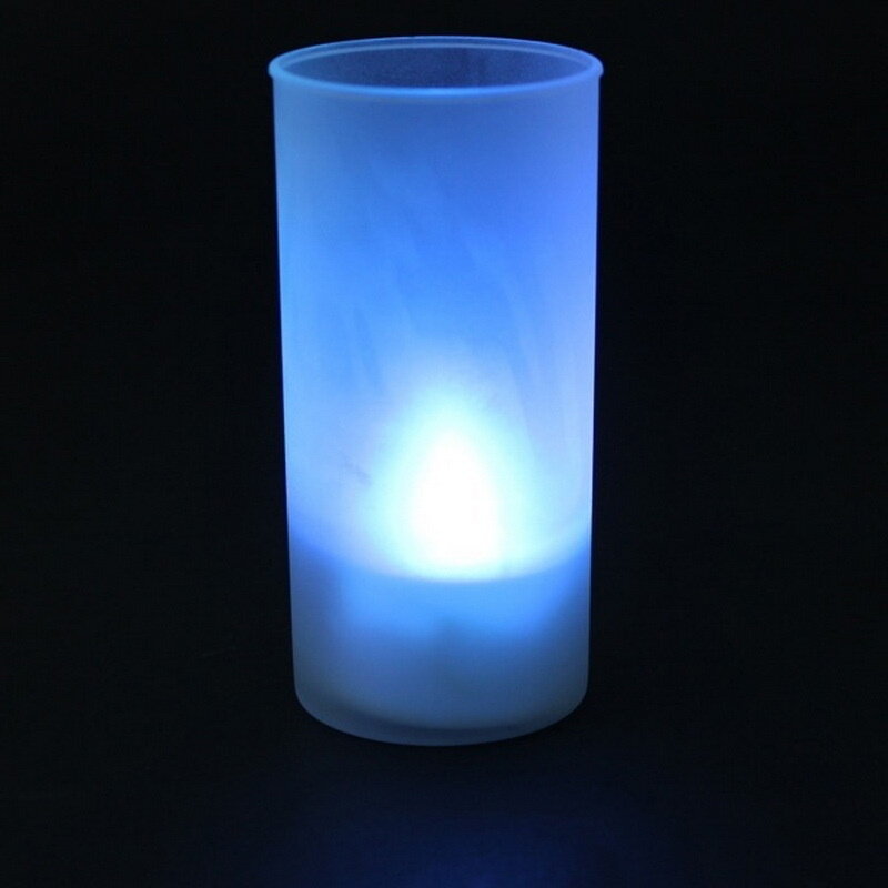 الإلكترونية Led شمعة رومانسية 7 لون ضربة مستشعر صوت Led الديكور ليلة شمعة الشاي ضوء مصباح