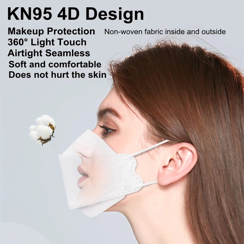 KN95 قناع الوجه الوقائي الصحي ، FFP2 ، CE ، 15 لونا ، جهاز التنفس ، مكافحة الضباب ، قابلة لإعادة الاستخدام ، الجملة ، الأسماك ، الكبار