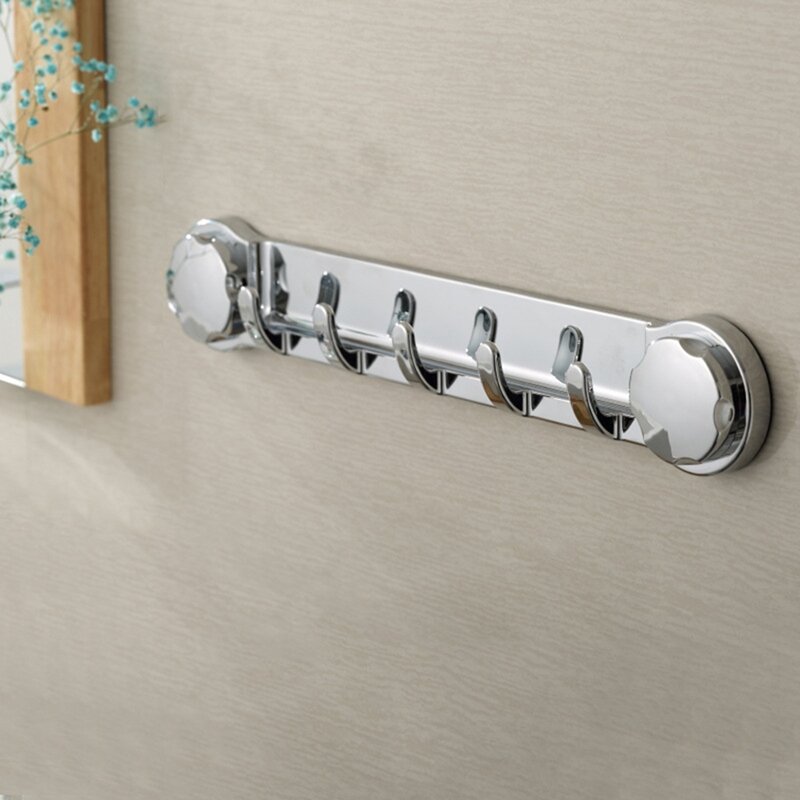 خطافات حائط متعددة الوظائف لكوب الشفط ، حامل مناشف الحمام ، خطافات الاستحمام ، 2 *
