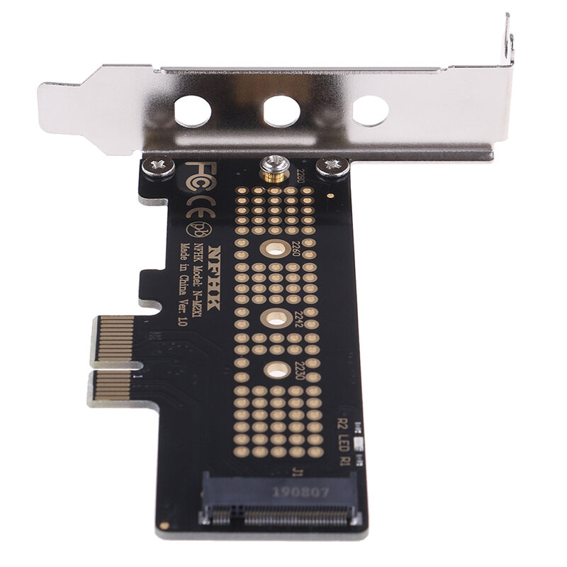 بطاقة مهايئ PCIe M.2 NGFF SSD إلى PCIe X1 بطاقة مهايئ PCIe X1 إلى M.2 مع حامل