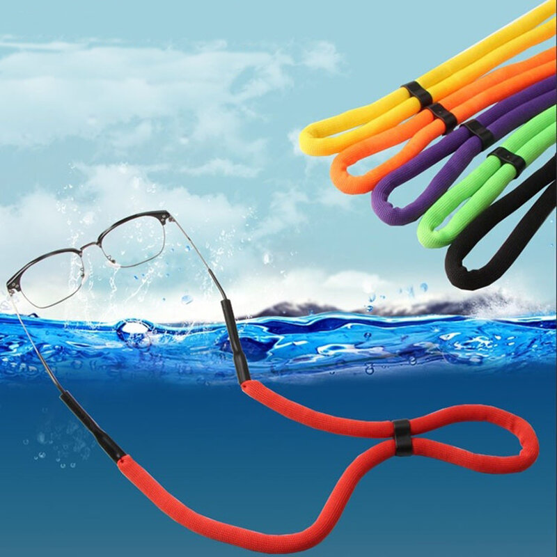 السباحة العائمة رغوة النظارات سلسلة الأشرطة الرياضة نظارات الحبل نظارات حزام الحبل قابل للتعديل المضادة للانزلاق سلسلة الحبل حامل