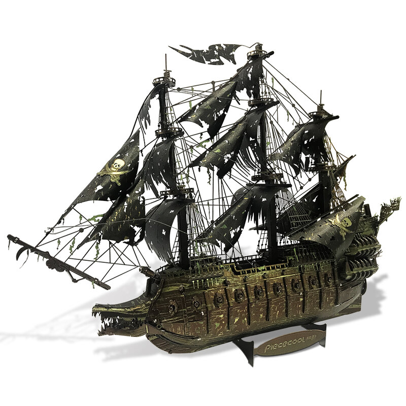 بيسكول-مجموعات بناء نموذج الهولندي الطائر ، لغز معدني ثلاثية الأبعاد ، بانوراما سفينة القراصنة للمراهقين ، دعابة الدماغ لتقوم بها بنفسك اللعب