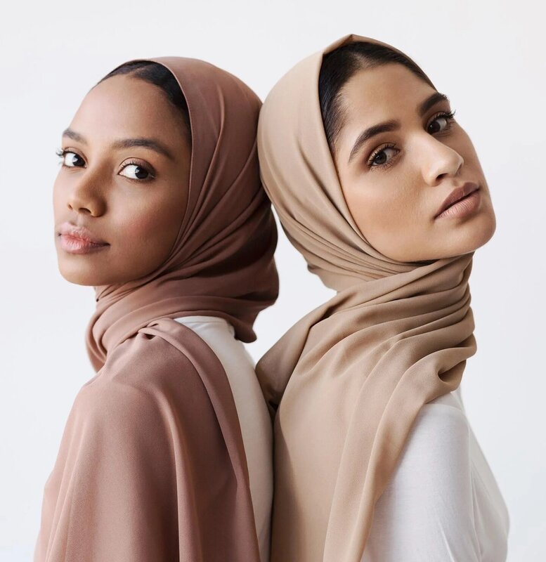 عالية الجودة جيدة خياطة غرزة عادي قسط الثقيلة الشيفون الحجاب وشاح الماليزي المرأة الأوشحة الحجاب طويل شال شالات