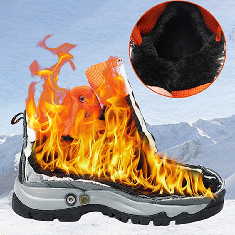 حذاء كهربائي ساخن للرجال والنساء ، حذاء تسخين حراري ، بطارية 10000mAh ، أكثر دفئا ، دافئ ، شتاء