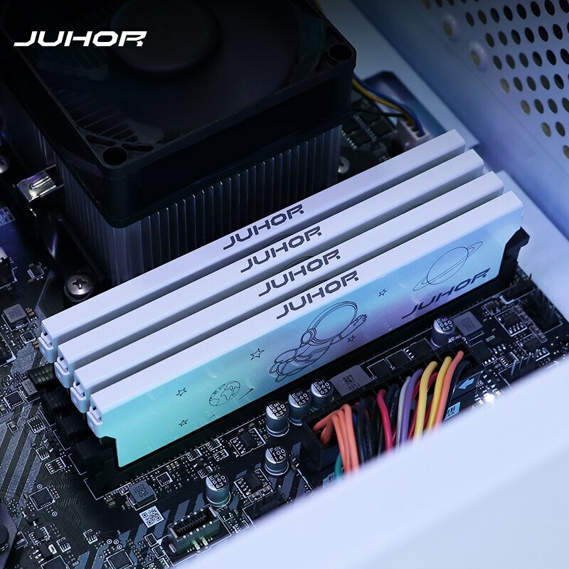 Juhddr4 8GB 16GB 50 GB MHz or MHz 16GBX2 8GBX2 جديد Dimm XMP2.0 تذكارات لألعاب سطح المكتب من حبيبات amgama