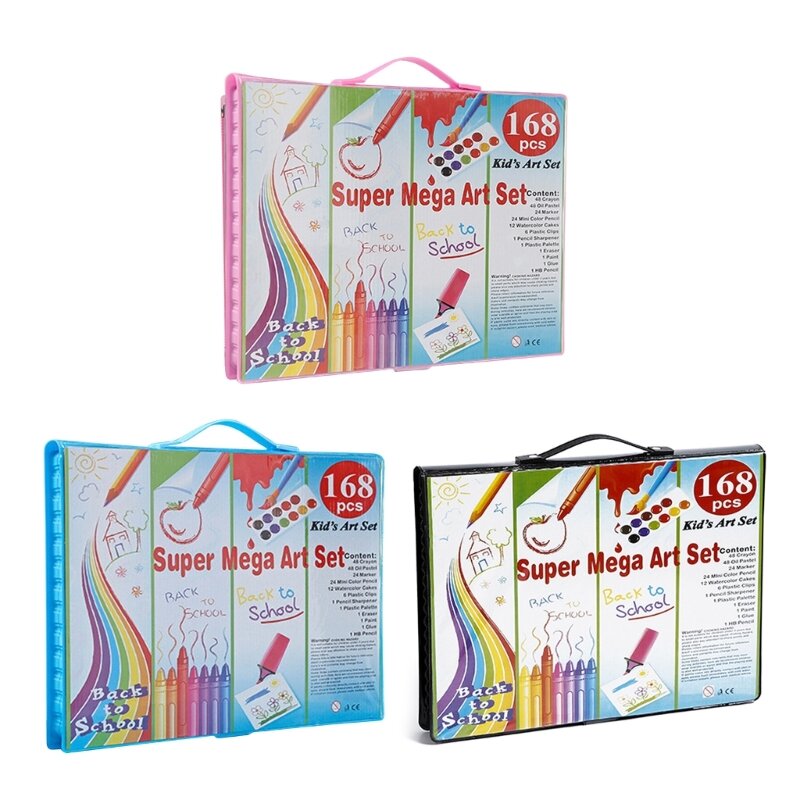 مجموعة هدايا فنية للرسم للأطفال والمراهقين والكبار، أقلام تلوين فنية، مجموعات أقلام رصاص ملونة دروبشيب