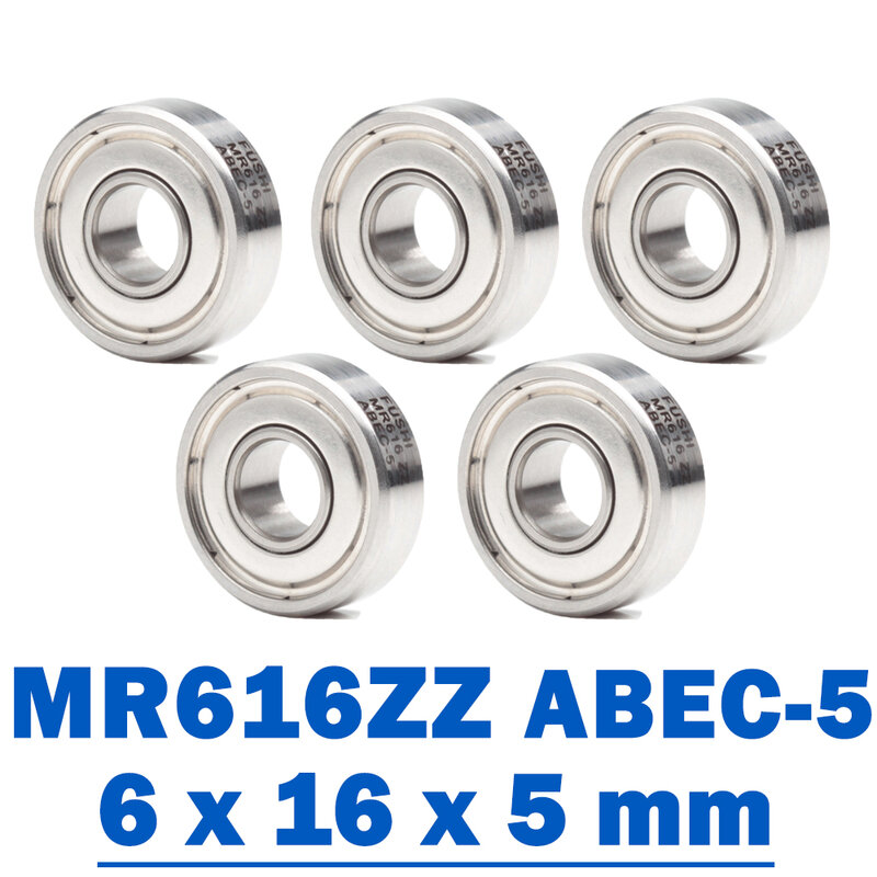 MR616ZZ الكرة تحمل 6*16*5 ملليمتر (5 قطعة) ABEC-5 غير القياسية B6-63Z R-1660HH محامل الأخدود العميق MR616 Z B6-63
