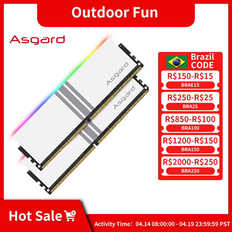 Asgard-Valkyrie V5 Series ذاكرة رام RGB ، 8 جيجابايت × 2 ، من من من MHz ، 16 جيجابايت × 2 ، سطح مكتب ، DDR4 ، 16 جيجابايت × 2 ، dmm