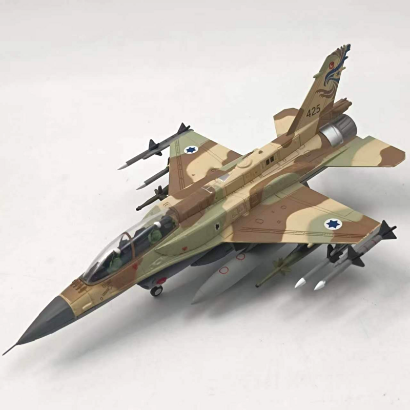 سوفا فايتر F16 لعبة نموذج الطائرة ، 1:72 مقياس ، F-16I ، سبيكة دييكاست ، نموذج الطائرة ، ثابت لجمع