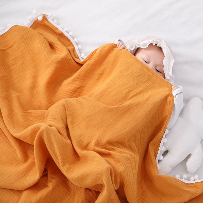 الملونة الطفل بطانية لحديثي الولادة بطانية أطفال من القطن تلقي بطانية طفل قماط بطانية لينة الطفل بطانية 4-color