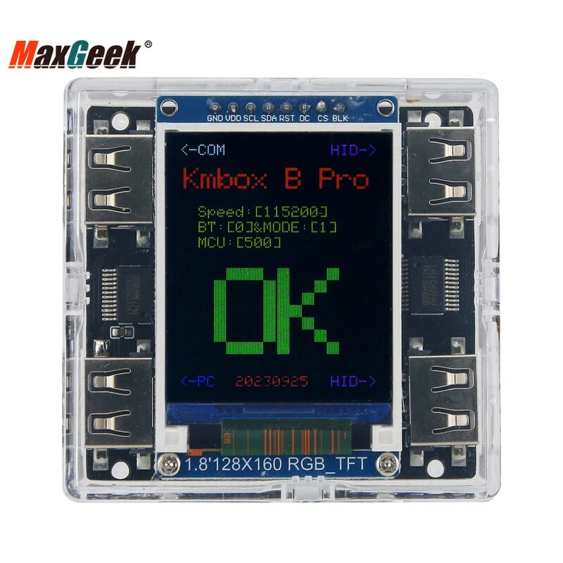Kmbox-B + Pro مفتاح تحكم ، AI دعم مساعد ، مزدوج USB الصحافة مفتاح بندقية ، مقبض ، في الأوراق المالية