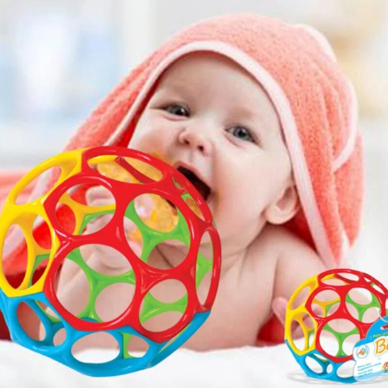كرات الطفل الحسية ذكاء الطفل تطوير موجة الكرة اليد جرس لدغة الصيد لعب للأطفال الرضع لعبة التنمية الحسية