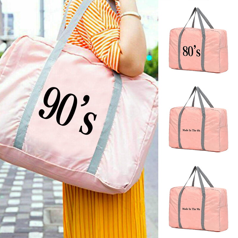 Nylon Travel Bag Unisex Large Capacity Foldable Luggage bag Handbags Travel Bags Clothes Storage Portable Waterproof Organizer