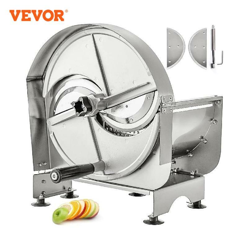 قطاعة فواكه يدوية للأغراض التجارية من VEVOR من الألمونيوم المنزلية 0.2-12 مللي متر قطاعة الخضراوات متعددة الوظائف قابلة للتعديل أداة تقطيع المطبخ