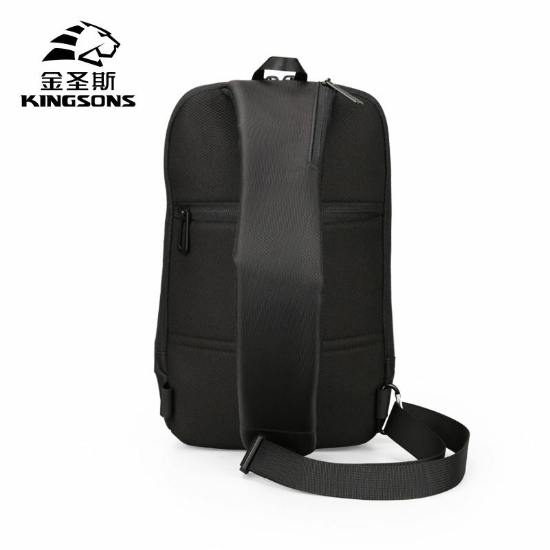 Kingsons-حقيبة كمبيوتر محمول للرجال ، 13 بوصة ، حقيبة كمبيوتر محمول ، حقيبة صدر ، مقاومة للماء ، صغيرة ، متقاطعة مع الجسم