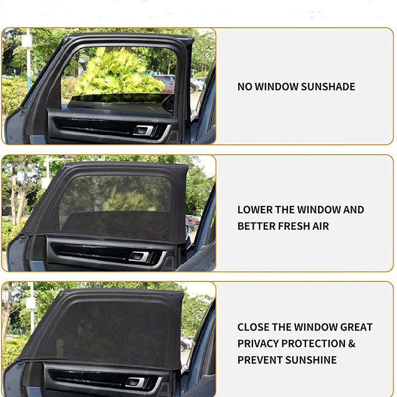 2 قطعة نافذة السيارة الظل ، سيارة العودة إلى الأمام نافذة الشمس الظل ، وهج الشمس ، وحماية الخصوصية للطفل الاطفال طفل الكبار