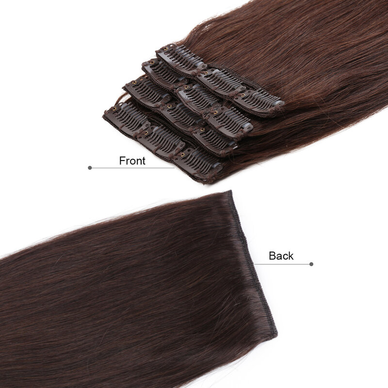 BHF 3 قطع كليب في شعر مستعار بشري مستقيم آلة صنع ريمي 100% الشعر الصيني 30g 90g