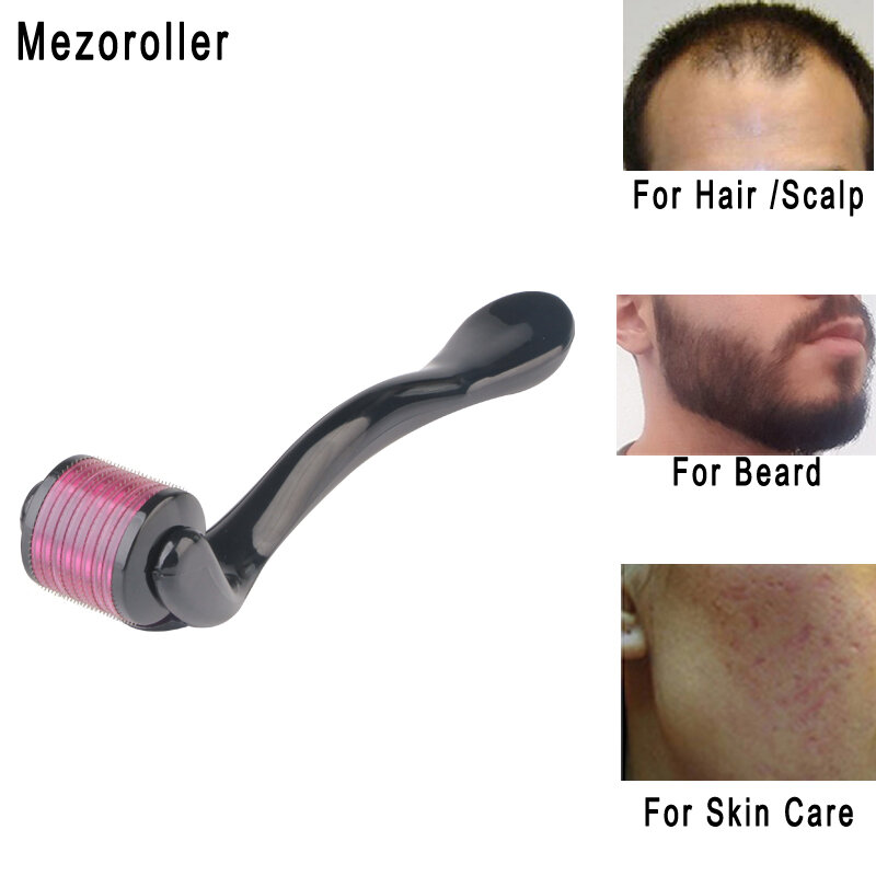 Mezoroller ديرما بكرة 540 الإبر مايكرو-يؤرق للعناية بالبشرة الجسم العلاج المتوسط الوجه Dermo Mikronadel مايكرو agulha الوجه derma roller 0 5mm for hair growth body 1.5mm beard growth 0,5 0,75 1,0 1,5 2,0 2,5 3,0