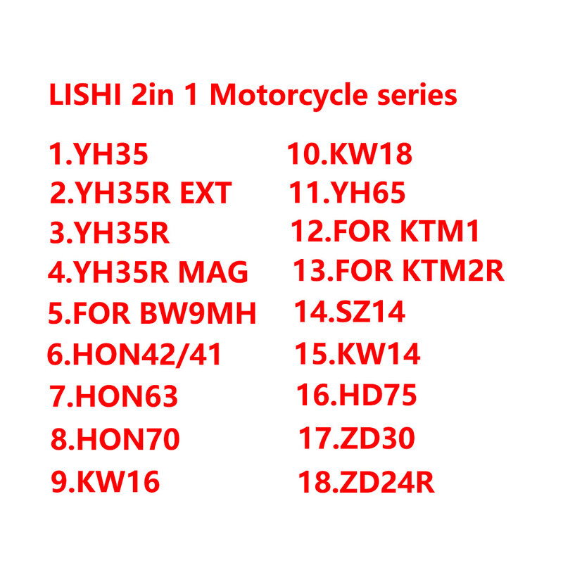 سلسلة دراجة نارية من LISHI-HON42/41 YH35 لـ BW9MH HON63 HD75 HON70 KW14 KW16 KW18 YH35R YH65 KTM1 لـ KYM2R