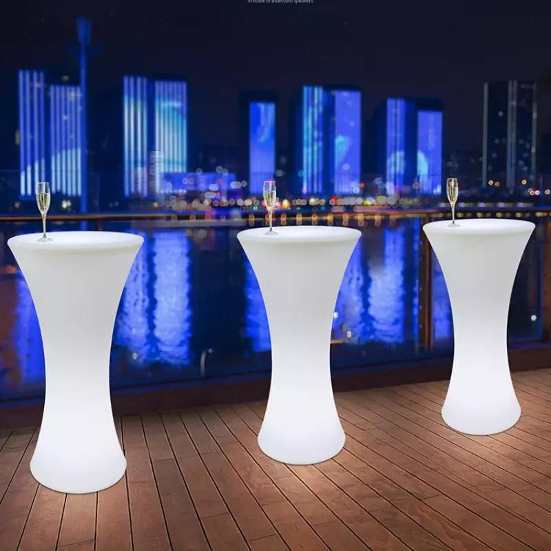 شريط طاولة مرتفع LED شريط مضيء صغير الخصر إبداعي ، شريط طاولة كوكاتيل للمعارض والأنشطة الخارجية
