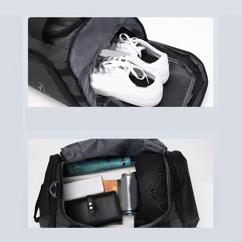 حقيبة الصالة الرياضية حقيبة رياضية اليوغا حقيبة عالية السعة المحمولة قوية تحمل متعددة جيب الرجال النساء الصالة الرياضية حمل حقيبة اللياقة البدنية حقيبة يد