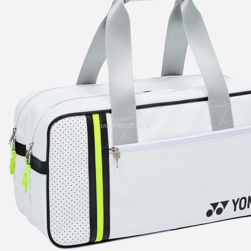 YONEX-حقيبة رياضية متينة لمضرب تنس الريشة ، حقيبة رياضية ذات سعة كبيرة ، يمكن أن تحمل 2-3 مضارب تنس ، عالية الجودة ، جديدة