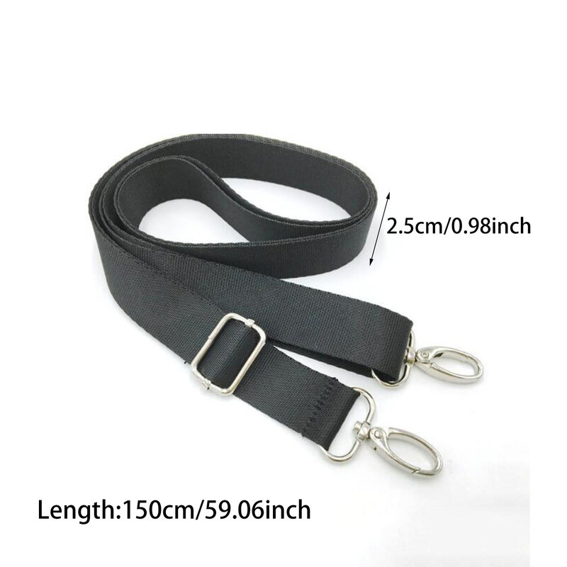 مقبض حقيبة كتف قابل للتعديل ، حزام حقيبة بوليستر ، حزام أحادي اللون ، حزام بسيط ، 1 من من من البوليستر