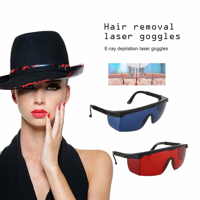نظارات حماية بالليزر للضوء الإلكتروني IPL ، إزالة الشعر بنقطة تجميد ، نظارات واقية ، نظارات عالمية ، 190-540 نانومتر