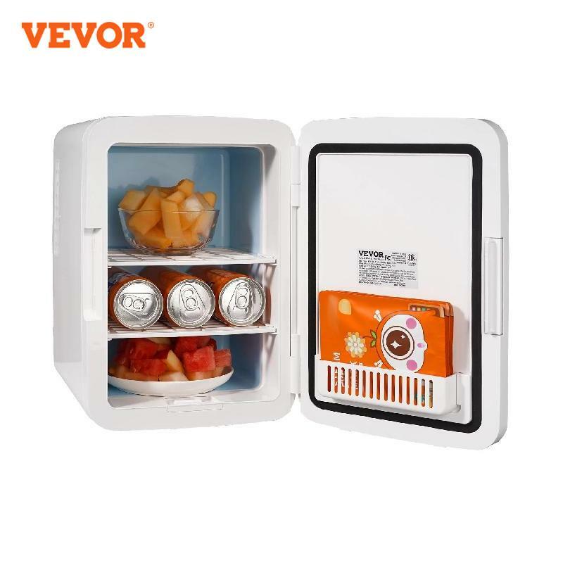 VEVOR-ثلاجة محمولة للعناية بالبشرة ، ثلاجة صغيرة ، مجمد تبريد ، صندوق تخزين الطعام والشراب ، حاوية للمنزل ، سيارة ، استخدام بار ، 10 لتر