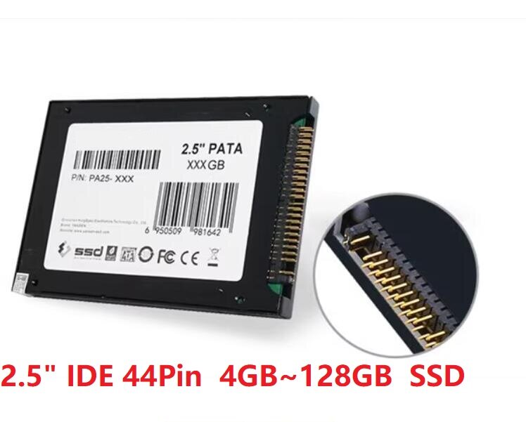 محرك أقراص الحالة الصلبة ل IPC الصناعية ، 2.5 "SSD ، 4 GB ، 8 GB ، 16 GB ، 32 GB ، 64 GB ، 128 GB ، سمك 44Pin ، 9.5 مللي متر ، IPC الجديد