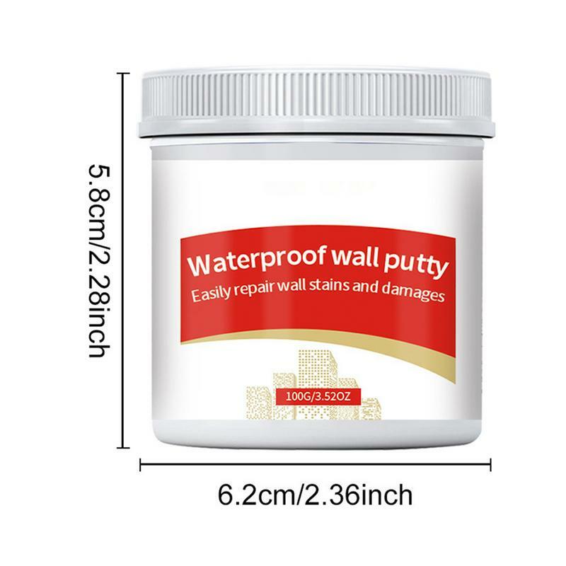 كريم إصلاح جدار سباكل يدوم طويلاً ، معجون حشو حائط مضاد للماء متعدد الوظائف ، كثافة عالية ، إصلاح ثقب