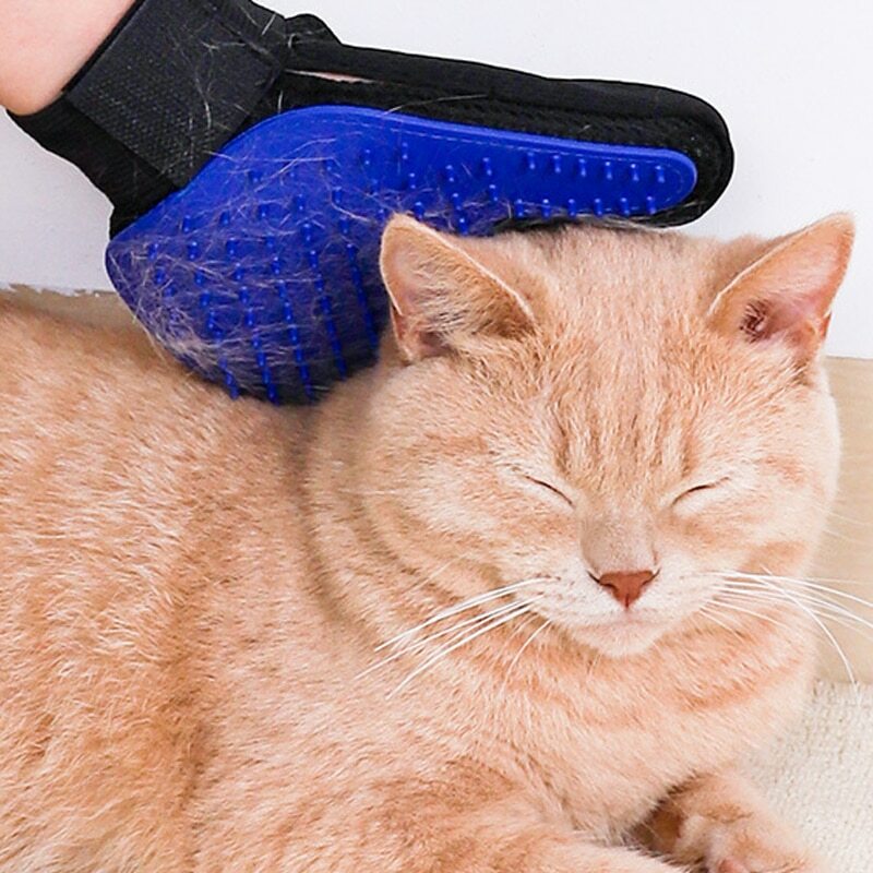 اصنع قفازات القط والكلاب والتدليك والاستحمام والتنظيف لوازم سيليكون للالتصاق بالشعر