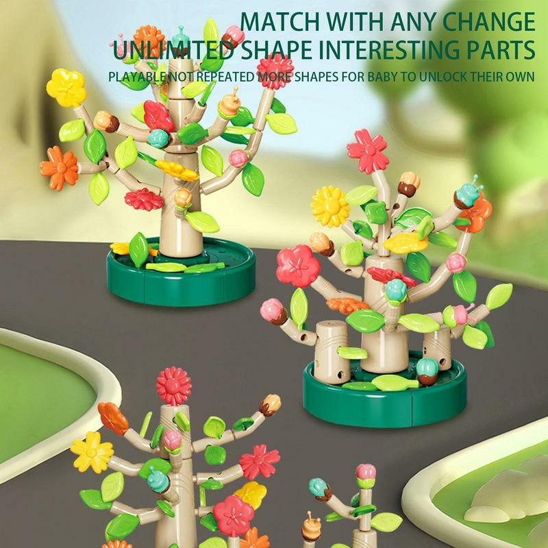مجموعة بناء نباتية إبداعية ، محاكاة ديي زهرة ، كتل صغيرة ، لعبة للبالغين ، مجموعة بناء الزهور