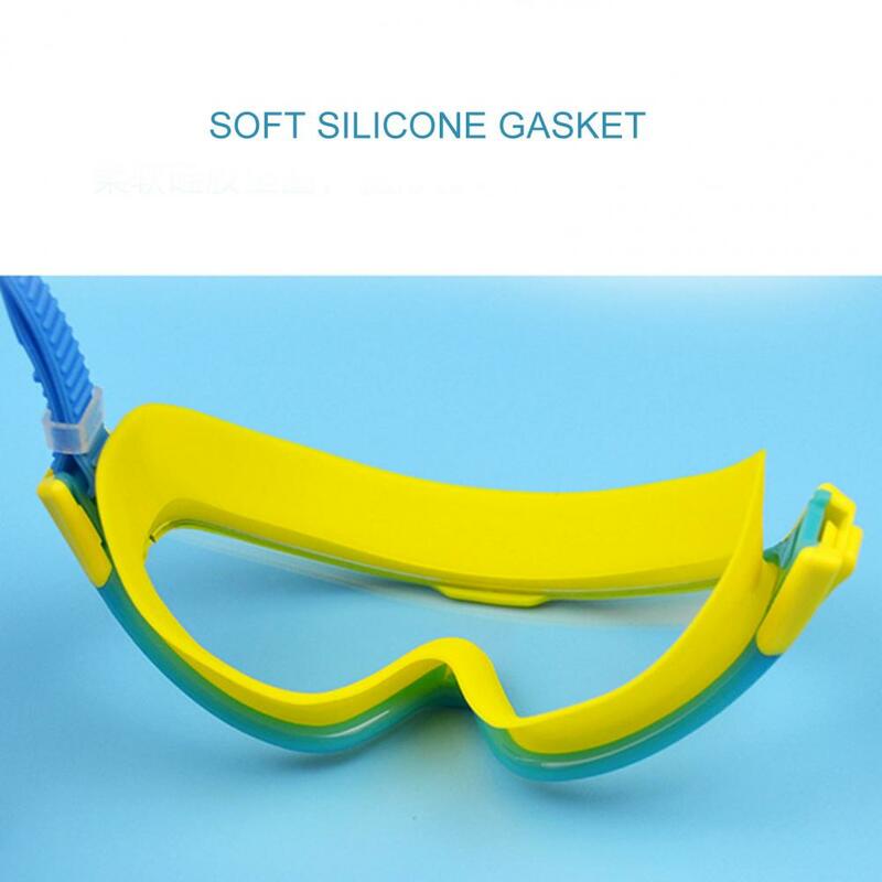 نظارات سباحة موضة مضادة للأشعة فوق البنفسجية مع سدادات تحت الماء نظارات إطار كبير مع سدادات أذن للربيع الحار