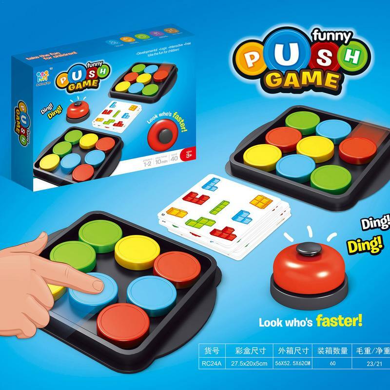 لعبة طاولة التعليم المبكر ، لغز مطابقة الألوان ، متعة معركة لاعبين ، ألعاب لـ 3 أولاد وبنات