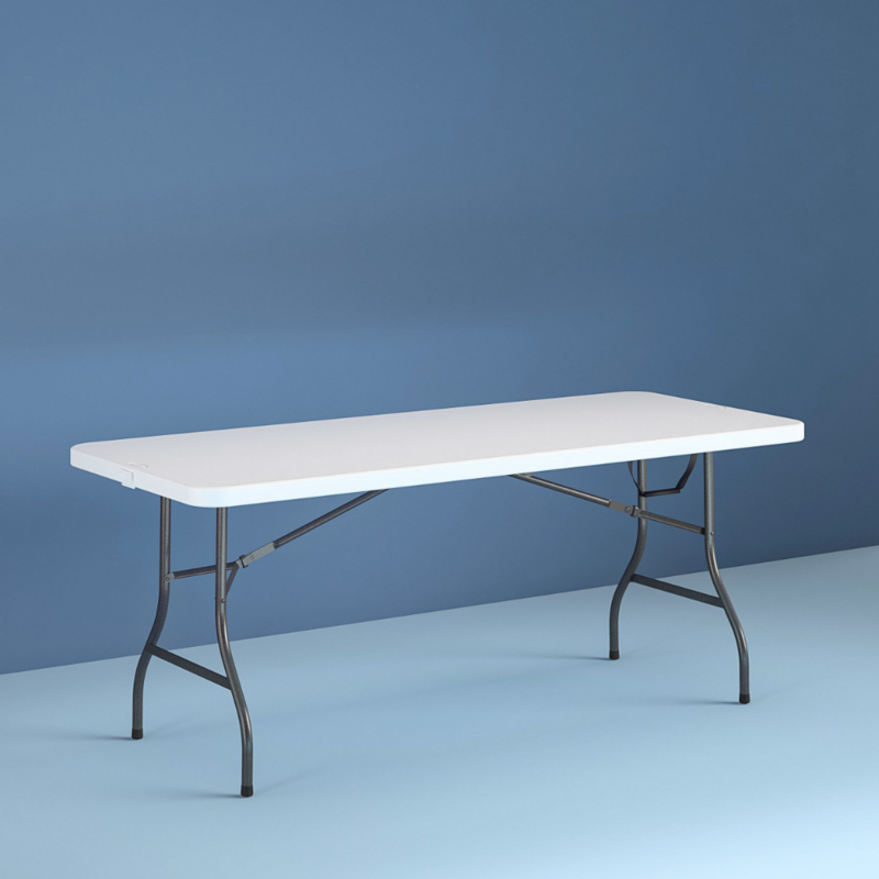 طاولة 8 قدم قابلة للطي ، أبيض