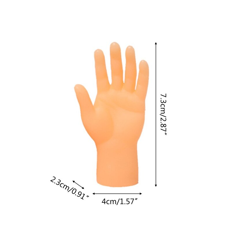 4/10 قطعة نموذج الأيدي الصغيرة للدمية العالمية دمية ترتدى بالإصبع دور الأطفال لـ Pl دروبشيب